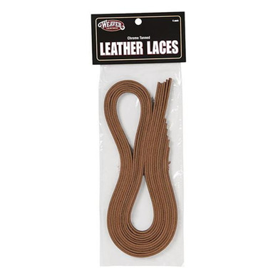 Weaver Leather Rust Chrome Tanned Leather Lace - 5/16" X 40"