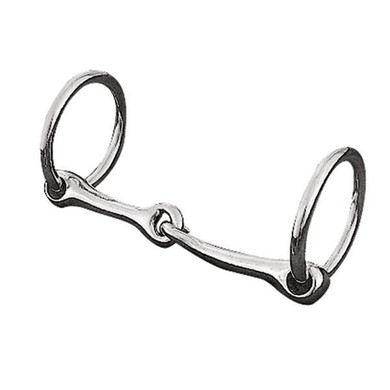 Weaver Leather Nickel Plated Pony Ring Snaffle Bit