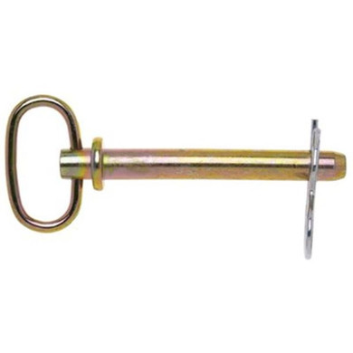 Campbell Yellow Chromate Hitch Pin With Clip - 5/8'' X 4''