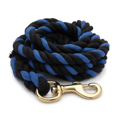 Weaver Leather Brass Plated Snap Cotton Lead Rope - 5/8" X 10'