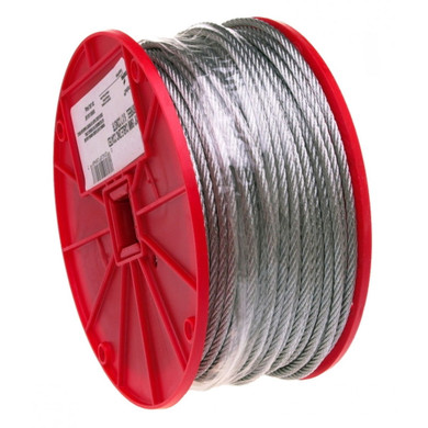 Campbell 3/16" Galvanized Wire Cable - Sold By Foot
