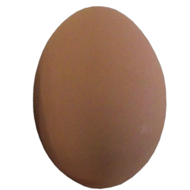 Clay Concepts Ceramic Chicken Egg - 1 Brown egg