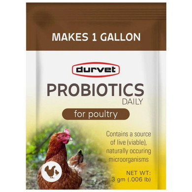 Durvet Probotics Daily Poultry Supplement - 3 gram