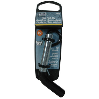 Reese Towpower Hitch Pin & Clip With PVC Comfort Grip - 1/2"