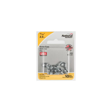 National Hardware 15/16" #212 Small Screw Eyes - 20 lb