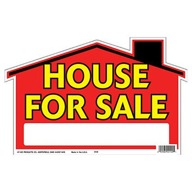 Hy-Ko House For Sale Sign - 9" X 12"