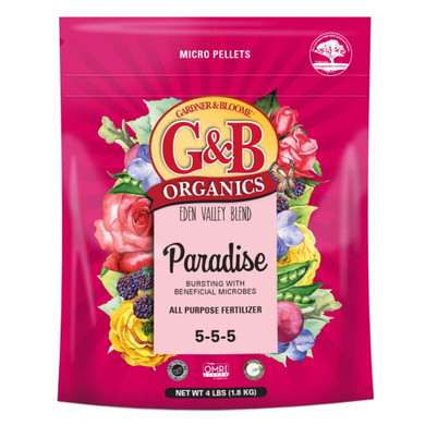 G&B Organics Paradise All Purpose Fertilizer - 25 lb