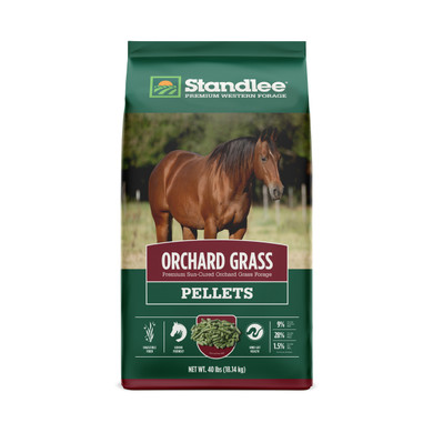 Standlee Premium Western Forage Orchard Grass Pellets - 40 lb