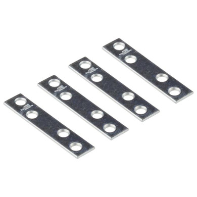 National Hardware Zinc Plated Mending Plate - 3" X 5/8"