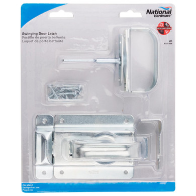 National Hardware Zinc Plated Heavy Duty Swinging Door Latch