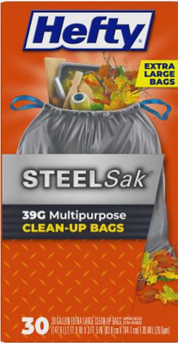 Hefty Steelsak Clean-up Bags - 30 ct