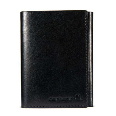 Carhartt Men's Rough Cut Trifold Leather Wallet