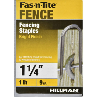 Hillman Bright Finished Fence Staple - #9 X 1-1/4"