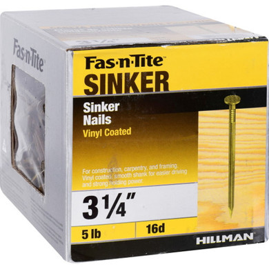Hillman Fas-n-Tite Vinyl Coated Sinker Nail - 3-1/4"