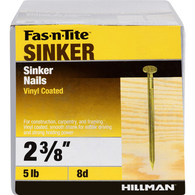 Hillman Fas-N-Tite Vinyl Coated Sinker Nail - Gold