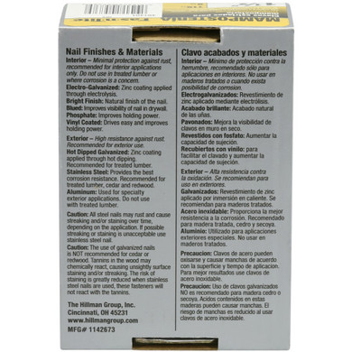 Hillman Fas-N-Tite Fluted Masonry Nail - Gray