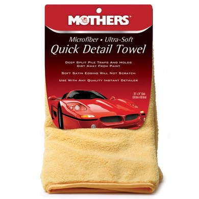 Mothers Microfiber Ultra-Soft Quick Detail Towel - 20" X 24"
