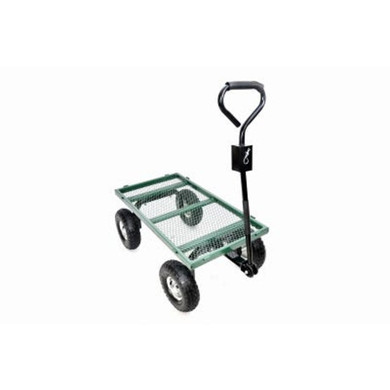 Green Thumb 4-wheel Mesh Garden Cart With Sidewall - 41" X 22"
