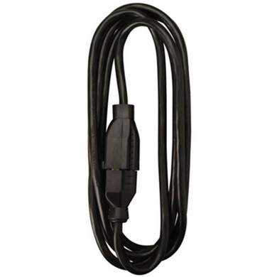 Master Electrician Black Round Vinyl Extension Cord - Black