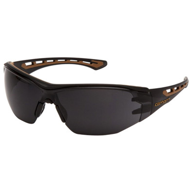 Pyramex Safety Carhartt Black And Tan Frame Safety Glass - Gray
