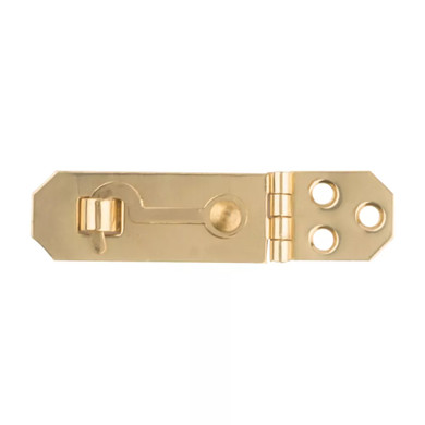National Hardware Brass Hasps with Hooks - 3/4" X 2-3/4"
