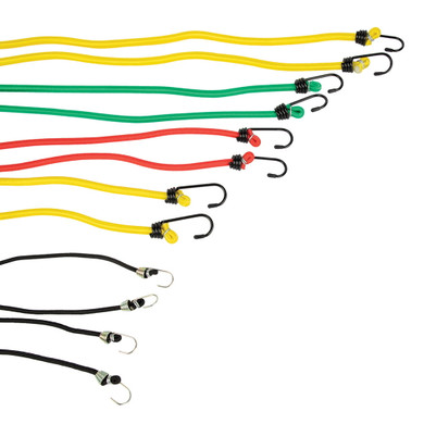 Erickson Assorted Jar of Bungey Cords - 12 pk