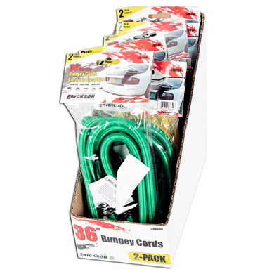 Erickson Rubber Standard Bungey Cord - 36" - 2 pk