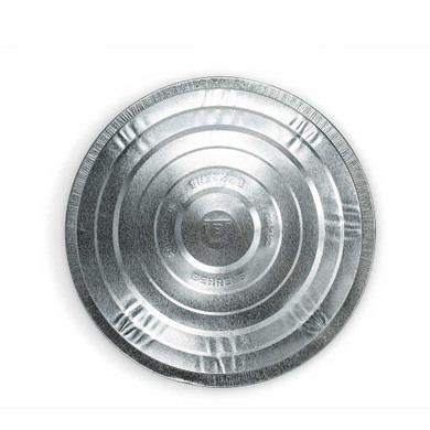 Behrens Galvanized Steel Trash Can with Infinity Lid - 31 gal