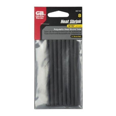 Gardner Bender Polyolefin Heat Shrink Tubing - Black