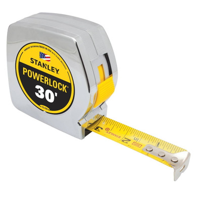 Stanley Powerlock Measure Tape - 30'