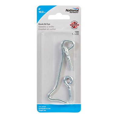 National Hardware Zinc Plated Hook & Eye