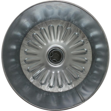 Lumax Galvanized Tractor Funnel with Locking Tabs and Screen - 8 qt