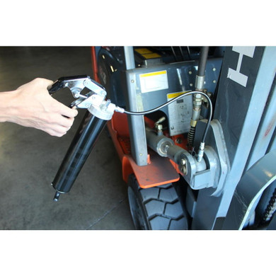 Lumax Heavy-duty Deluxe Pistol Grease Gun With 18" Flex Hose