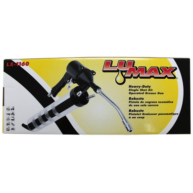 Lumax Single Shot Air Operated Grease Gun