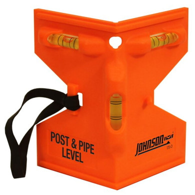 Johnson Level Orange Post & Pipe Level