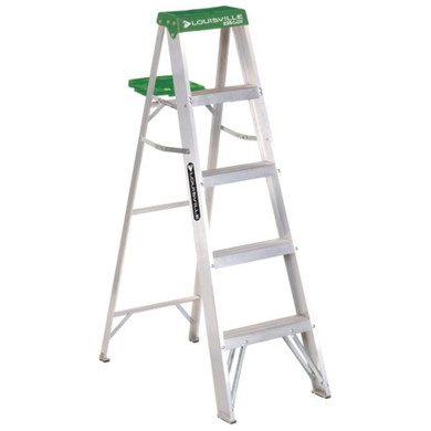 Louisville Aluminum Type Ii Standard Step Ladder - 6'