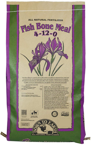 Down To Earth Fish Bone Meal 4-12-0 Fertilizer