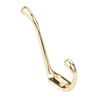 National Hardware Heavy Duty Garment Hook - Brass