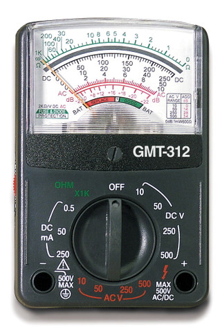 Gardner Bender 5 Function Analog Multimeter - Black