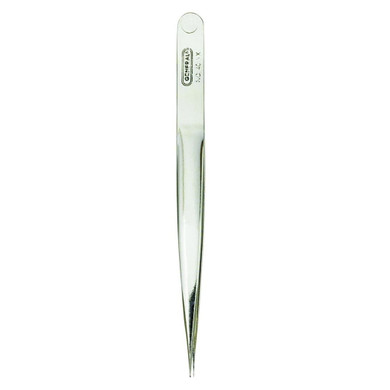 General Tool Strong Sharp Pointed End Tweezer - 4-1/2"