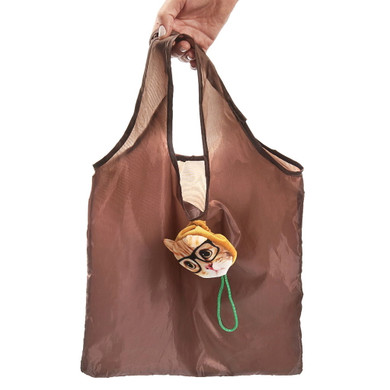 Gift Craft Animal Face Reusable Grocery Bag