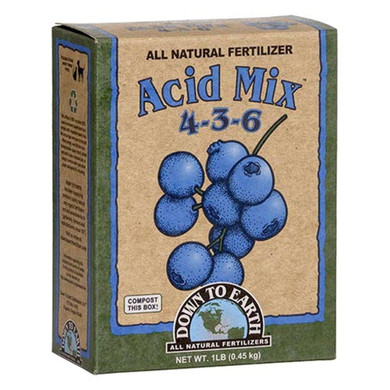 Down To Earth All Natural Acid Mix 4-3-6 Fertilizer - 1 lb