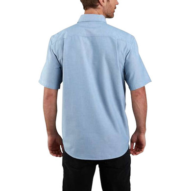 Carhartt Men's Loose Fit Short-sleeve Shirt - Ceil Blue