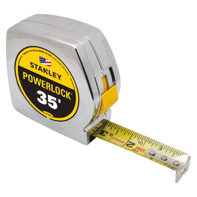 Stanely Powerlock Classic Tape Measure - 1" X 35'