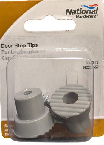 National Hardware Rubber Door Stop Tip - Gray