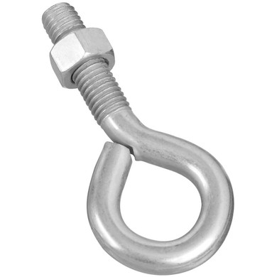 National Hardware Zinc Plated Eye Bolt - 1/2" X 4"