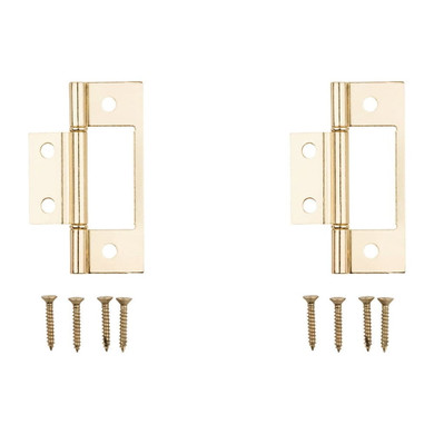 National Hardware Brass Surface-mounted Hinge - 3"