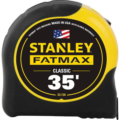 Stanely Fatmax Classic Tape Measure - Yellow/Black