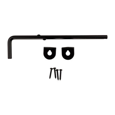 National Hardware Black Cane Bolt - 1/2" X 12"