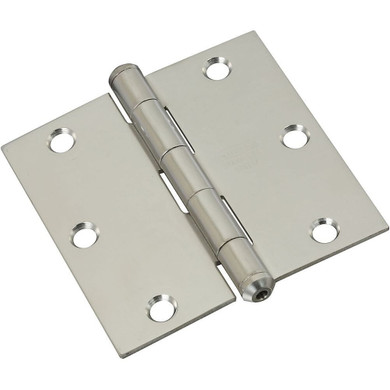 National Hardware Stainless Steel Door Hinge - 3-1/2"